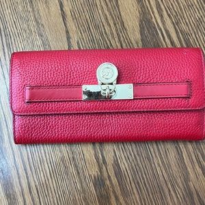 Red Michael Kors Wallet